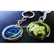 Key Chain Silver Gloss   Semi Color Printing KC/SG_01